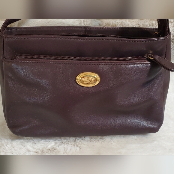 Etienne Aigner Handbags - Etienne Aigner Burgundy Leather Cross Body Or Shoulder Bag